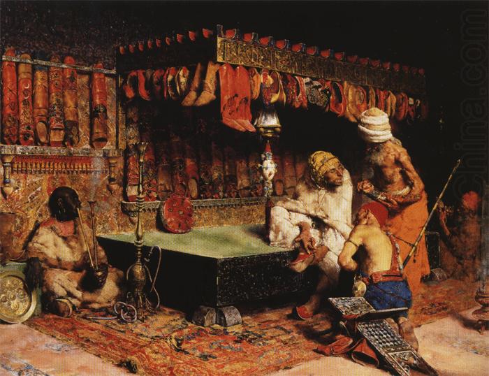 Jose Villegas y Cordero The Slipper Merchant china oil painting image